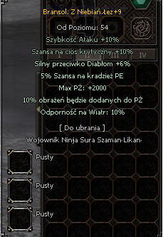 Metin2 wetar Bransoleta z nieb lez +9 5b