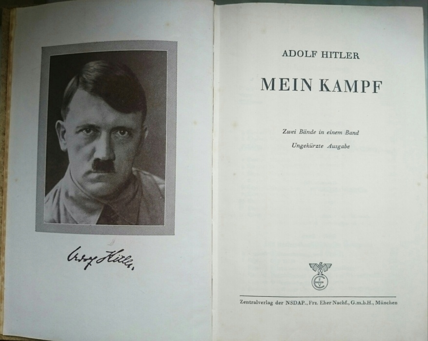 Mein Kampf 1944 Stettin - wydanie dla nowożeńców
