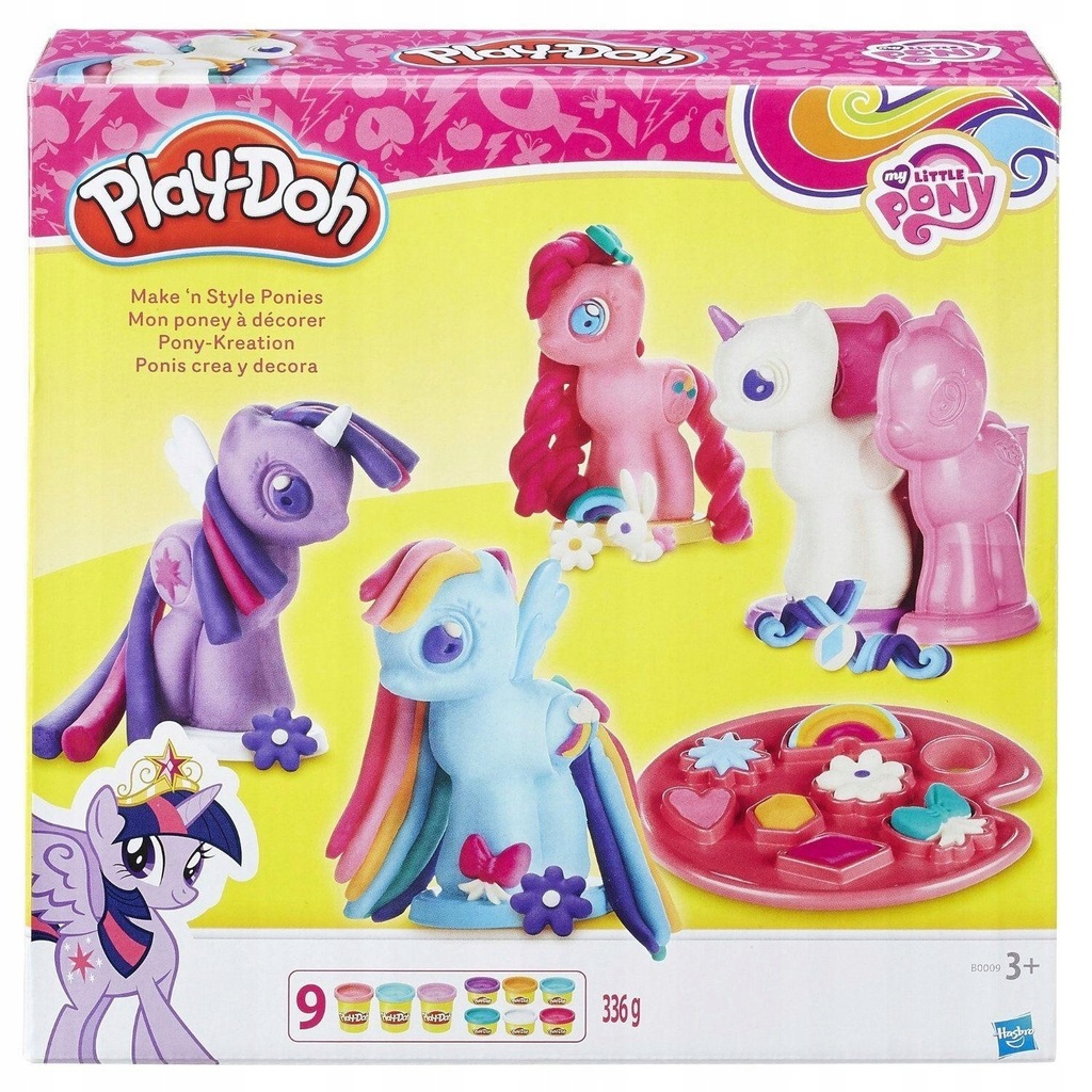 PLAY DOH CIASTOLINA STYLOWE KUCYKI MY LITTLE PONY
