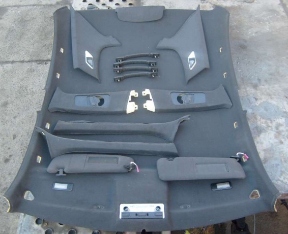 PODSUFITKA CZARNA KOMPLET AUDI A3 8P S-LINE 3D 03+