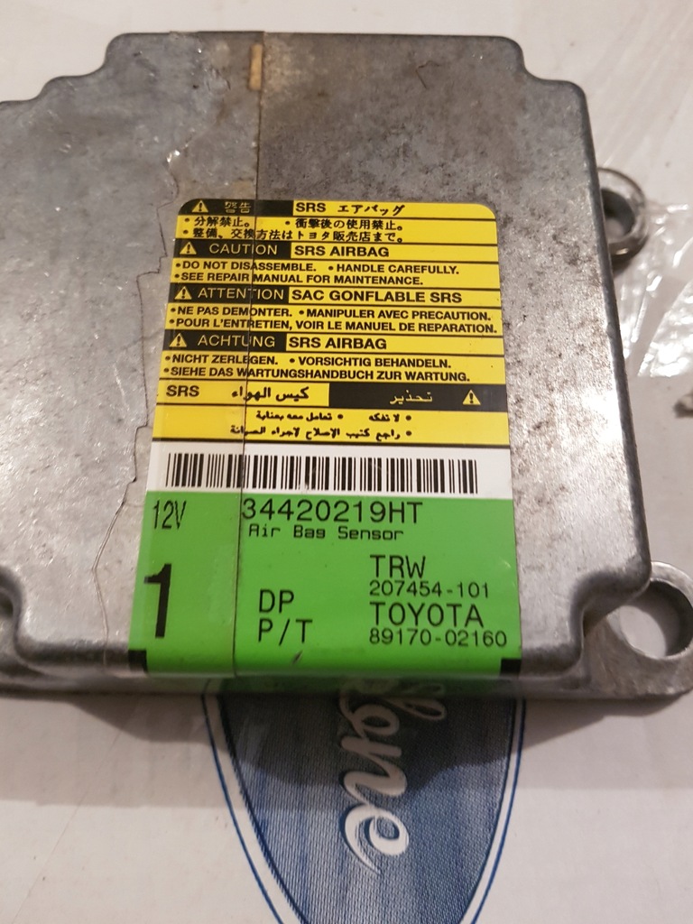 MODUŁ AIRBAG SENSOR TOYOTA COROLLA E12 8917002160 7673960109