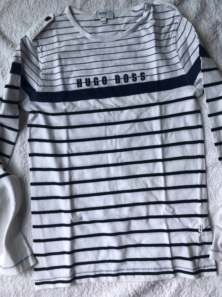 Hugo Boss elegancka koszulka paski oryg. r. 10/138