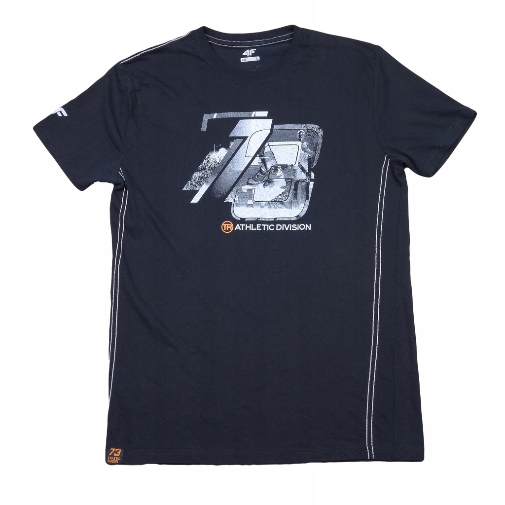 4F Koszulka męska T-shirt Vintage DIVISION L