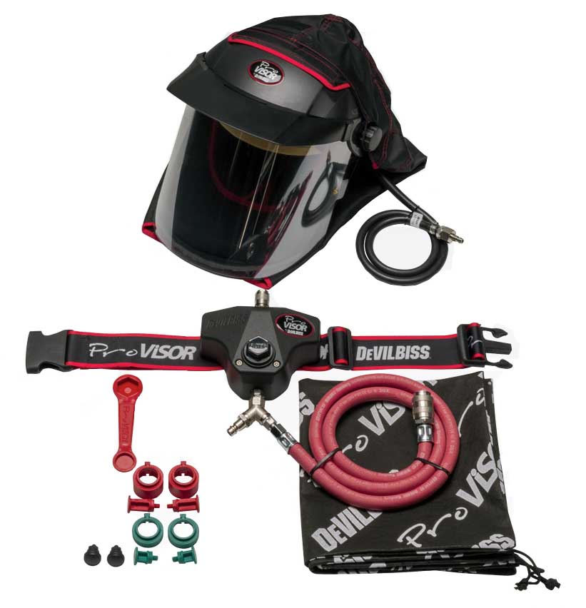 DeVilbiss PRO Visor przyłbica maska lakiernicza