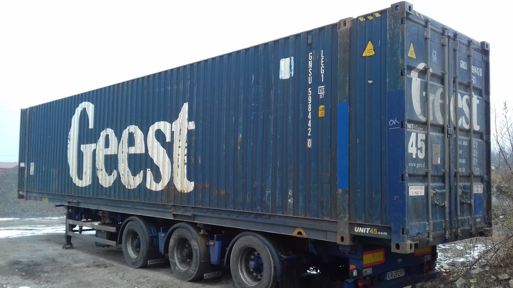 NACZEPA PODKONTENEROWA RANDERS 2007R  45 HIGH CUBE
