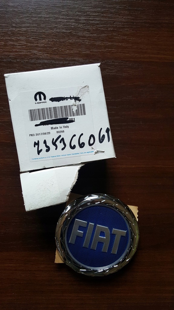 Fiat Emblemat znaczek tył Grande Punto 735366069