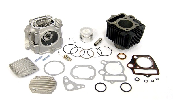 CYLINDER GŁOWICA 4T KPL. QUAD ATV 110 125 52,4 MM