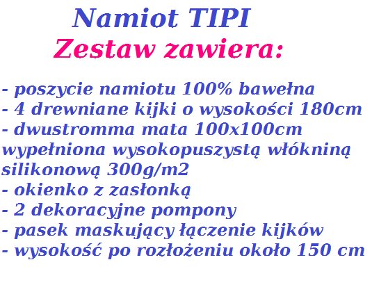 ZESTAW namiot TIPI + ocieplana MATA PROMOCJA!! 7240294347 ZESTAW namiot TIPI + ocieplana MATA PROMOCJA!! 7240294347