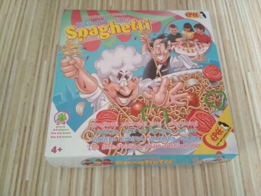 Gra Planszowa Zwariowane Spaghetti JAK NOWE