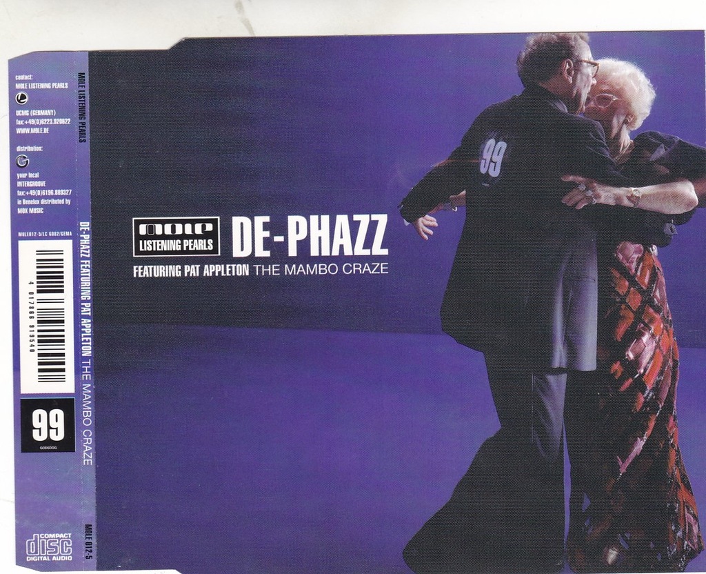De-Phazz / Pat Appleton The Mambo Craze MAXI CD
