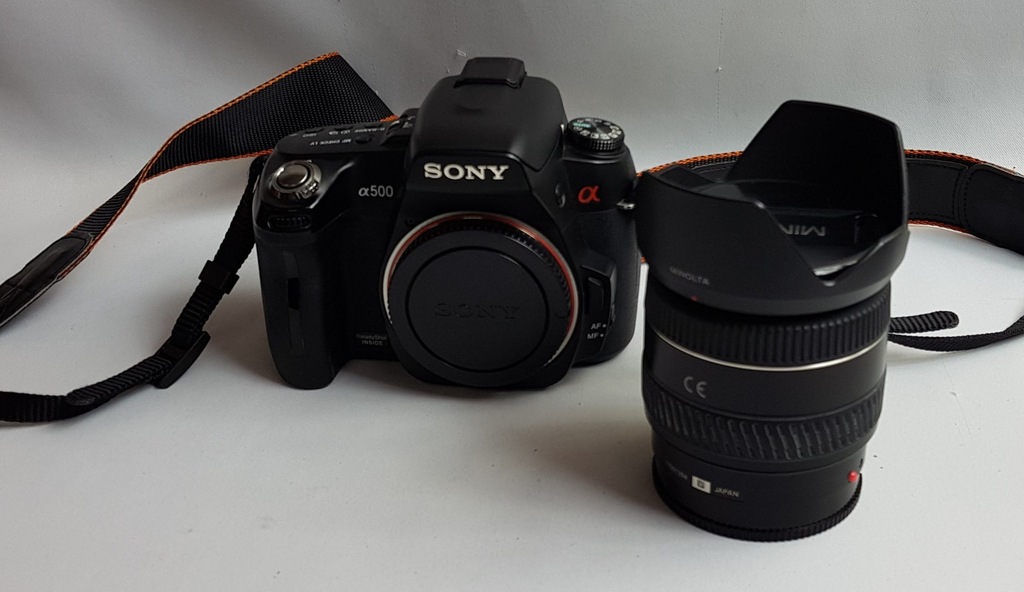 APARAT SONY ALFA 500 DSLRA500 OBIEKTYW 24105 7078410877 oficjalne