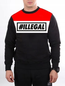 Bluza ILLEGAL klasyk RED Rogal DDL M