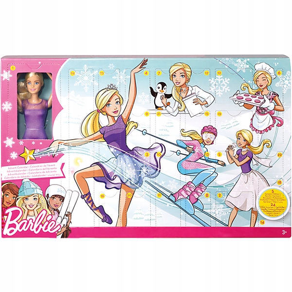 Nowy Kalendarz Adwentowy Barbie 2018 7704381159 Oficjalne Archiwum Allegro