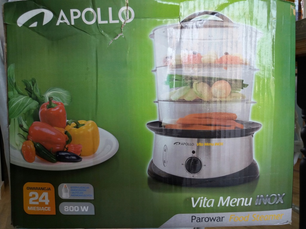 Parowar - APOLLO Vita Menu Inox * zdrowo jeść