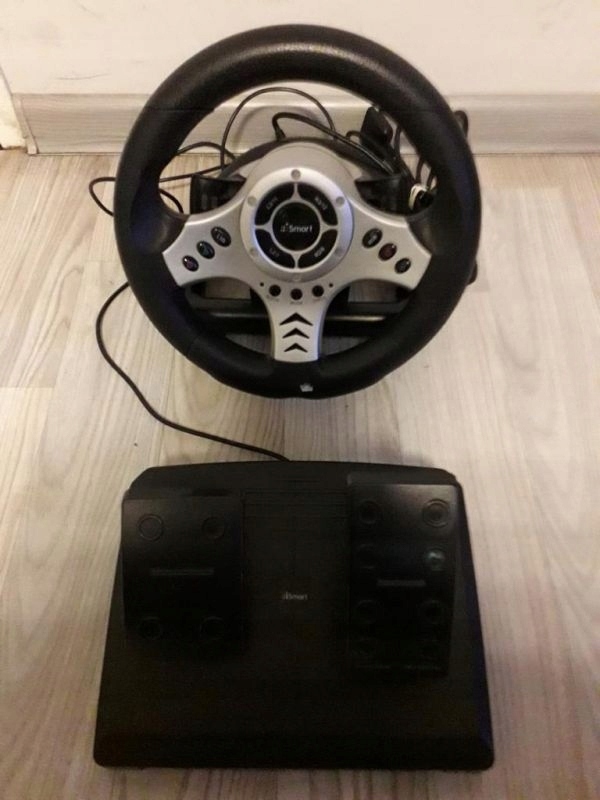 KIEROWNICA ISMART SW4070 +PEDALY PS2/PC