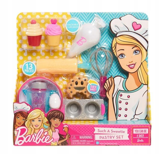 Barbie wyroby cukiernicze zestaw kulinarny!