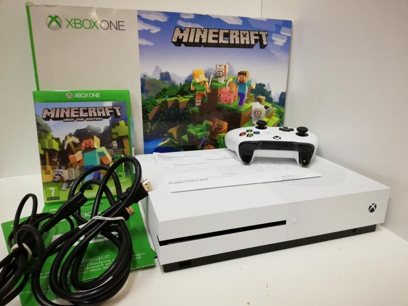 KONSOLA XBOX ONE S W PUDEŁKU +OKABLOWANIE +PAD +F