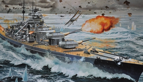 Revell Bismarck Model okręt wojenny, Pancernik