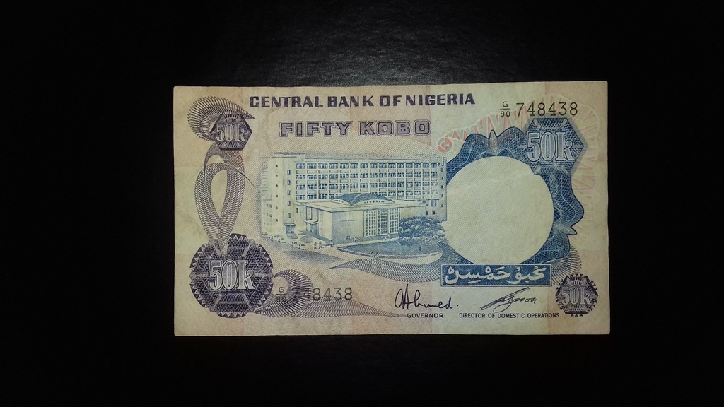 Nigeria 50 Kobo 1973  r.