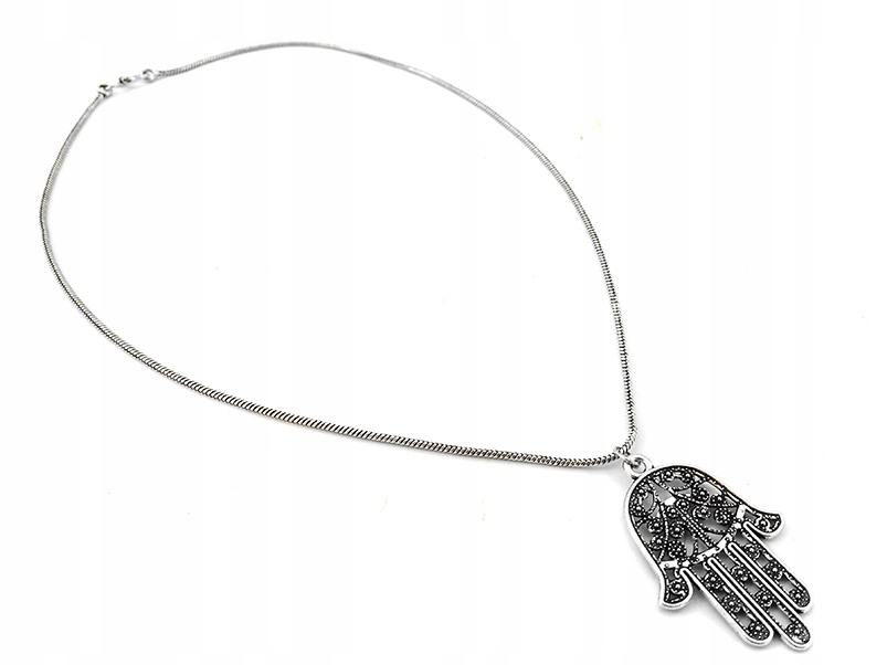 NASZYJNIK DŁOŃ FATIMY (HAMSA RĘKA MIRIAM NA SZYJE)