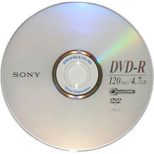 SONY DVD-R 4,7 GB 16x prędkość płyty 50 szt