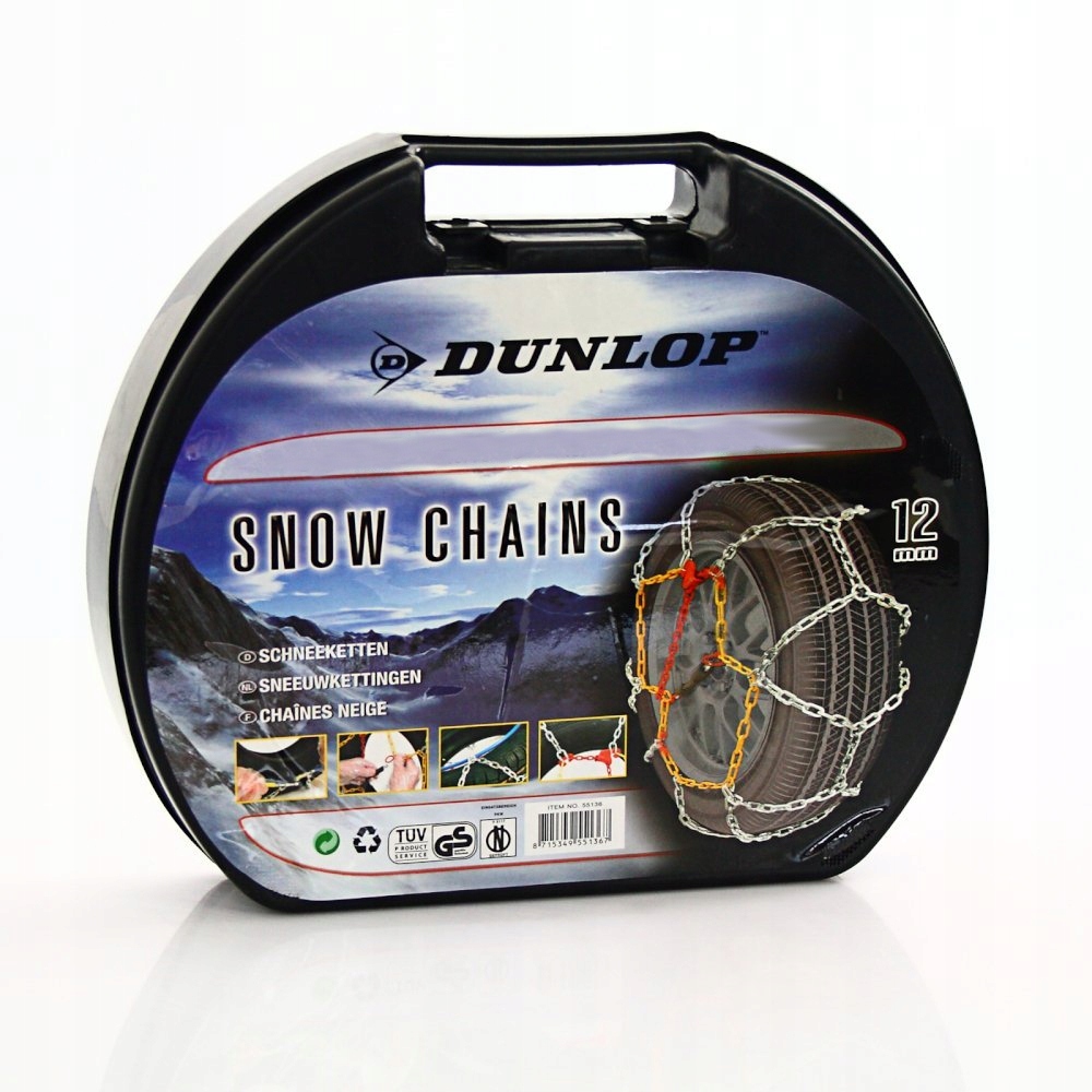 Łańcuchy śniegowe na koła DUNLOP roz. KN 40