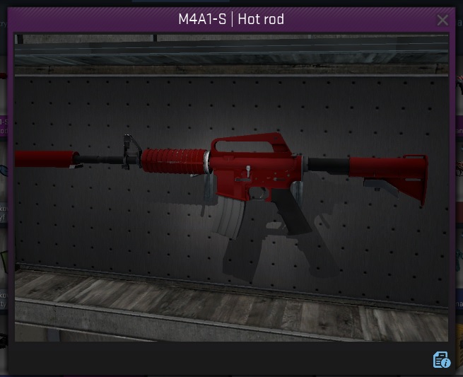 CS:GO M4A1-S Hot Rod Fabrycznie nowy