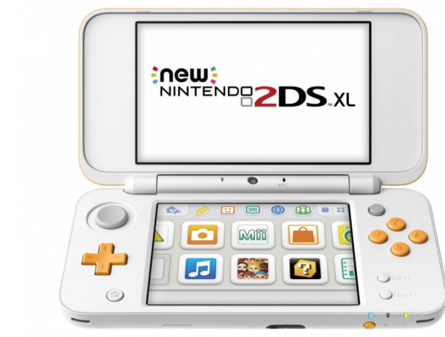 New Nintendo 2DS XL White & Orange