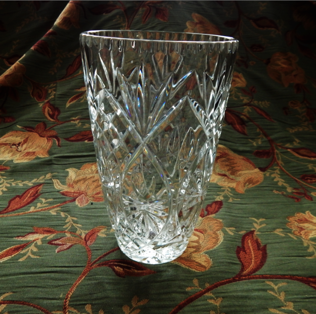 wazon kryształowy kryształ szkło kryształowe 20 cm