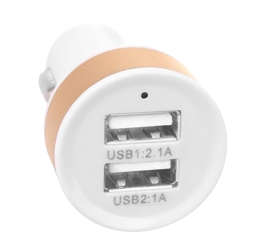 Wtyczka do Auta do Gniazda Zapalniczki 2.1A 2xUSB