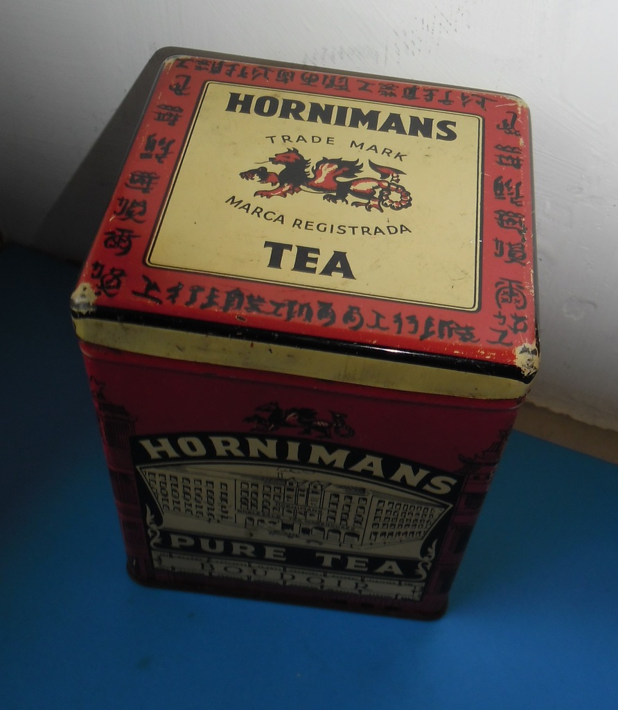 Stara,blaszana,metal puszka.Hornimans Boudoir TEA