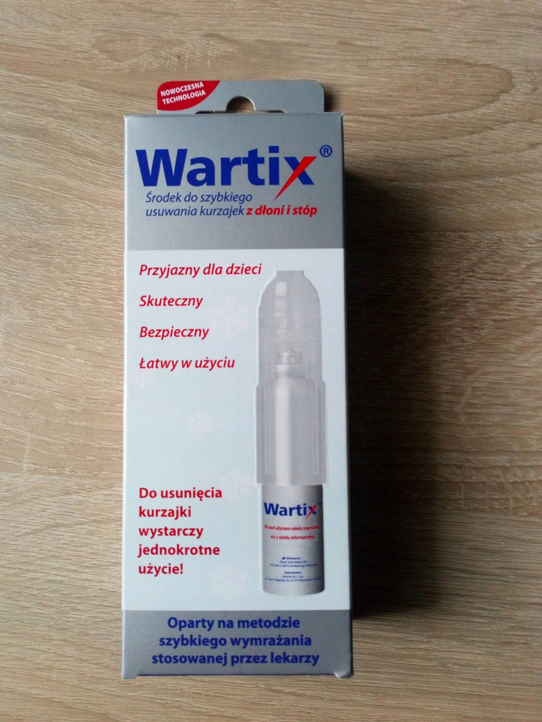 Vartix spray na kurzajki do usuwania kurzajek