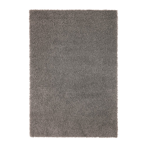 IKEA dywan z długim włosiem HAMPEN 160x230 szary