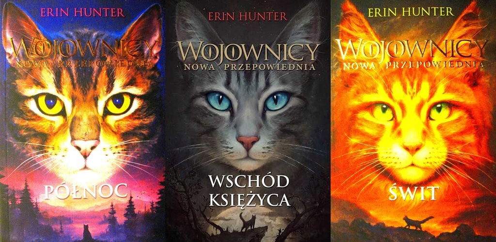 Wojownicy. Nowa przepowiednia tom 1-3 Erin Hunter