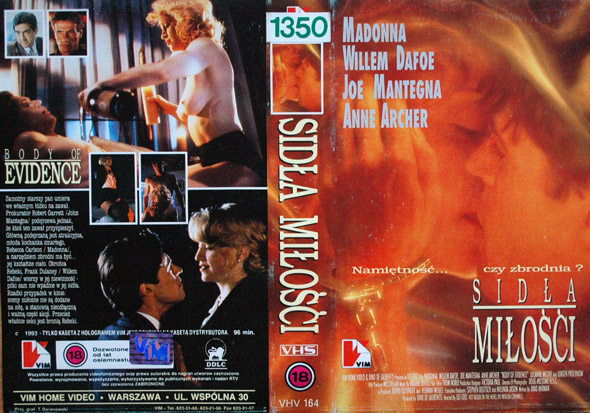 SIDŁA MIŁOŚCI / MADONNA - THRILLER EROTYK