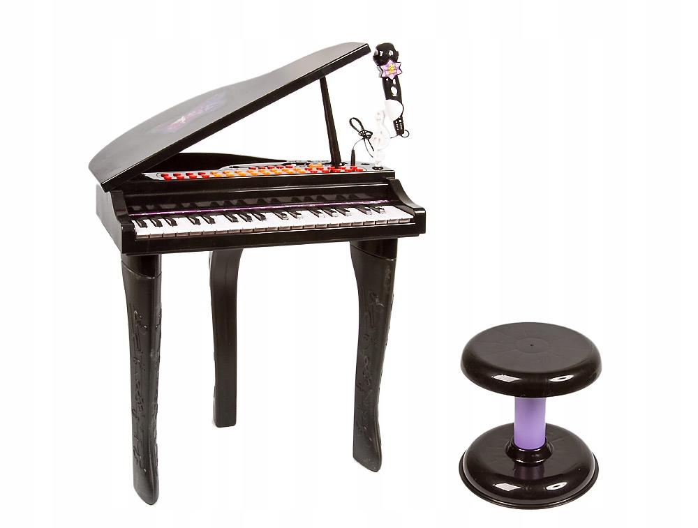 PIANINO DLA DZIECI NAUKA GRY ŚWIATŁO MIKROFON MP3