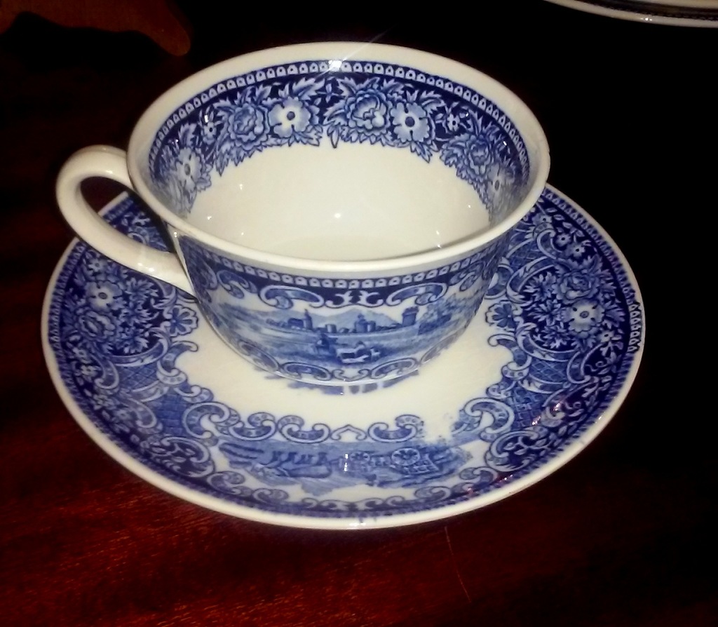 holenderska porcelana sygn. Lonka Confiserie