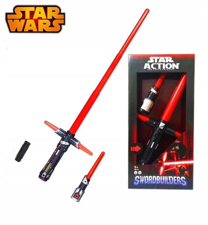 Miecz świetlny zielony light + maska - STAR WARS.