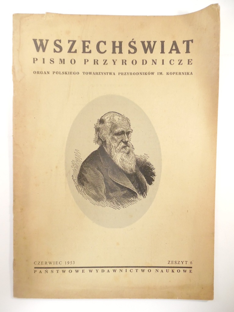 WSZECHŚWIAT PISMO PRZYRODNICZE _ zeszyt 6 1953