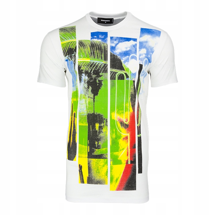 DSQUARED NOWY ORYGINALNY T-SHIRT FRANK SHOP M %