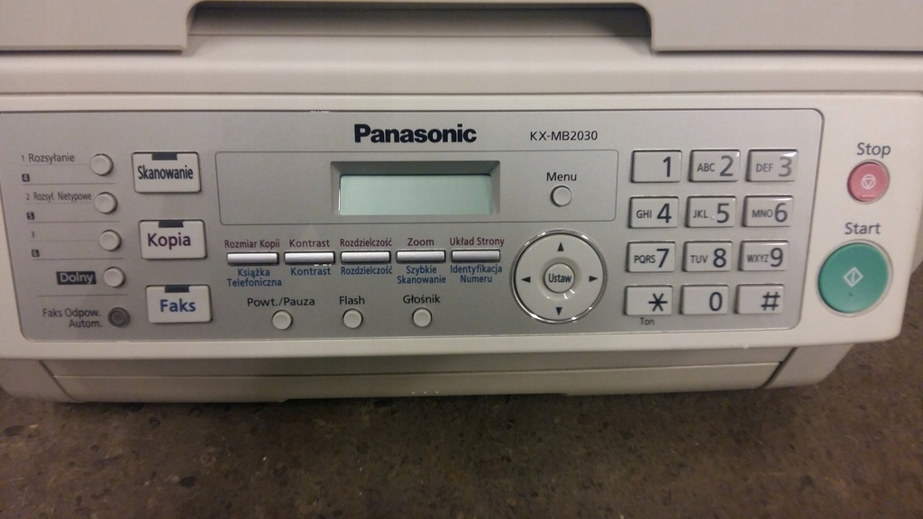 PANASONIC KX-MB2030 DRUKARKA/FAKS/SKANER/KOPIARKA - 7400752714 ...