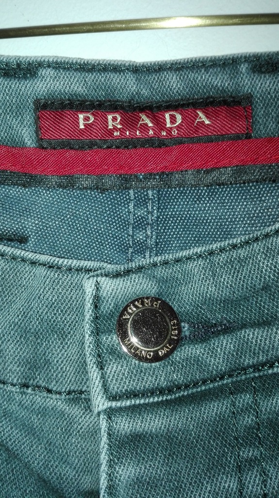 Męskie oryginalne jeansy Prada 34/ 34.
