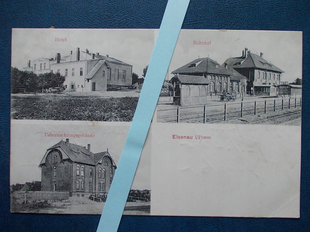Damasławek k. Wągrowiec dworzec noclegownia hotel