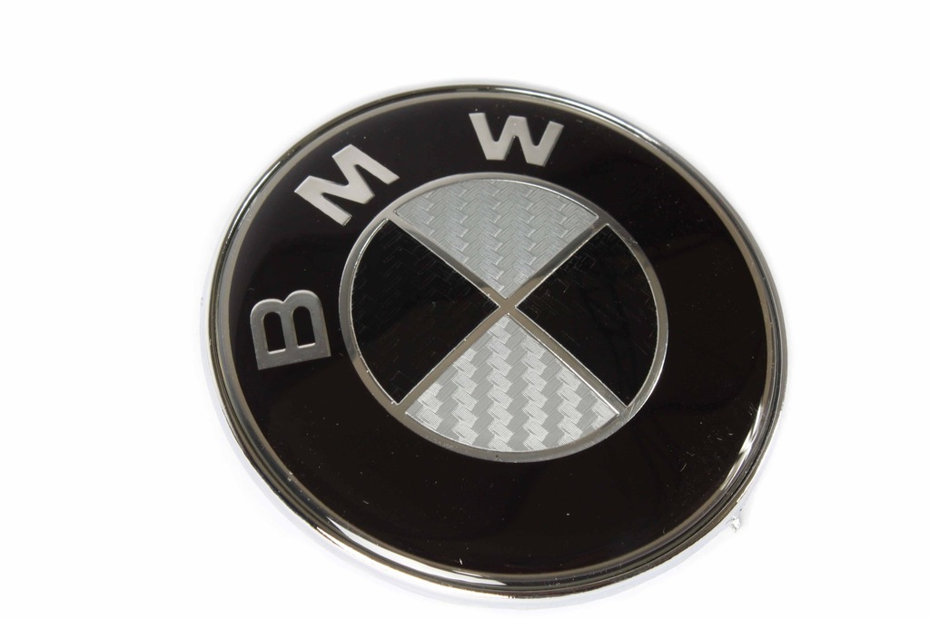 BMW Znaczek Emblemat na maskę 82mm Carbon E60 E61