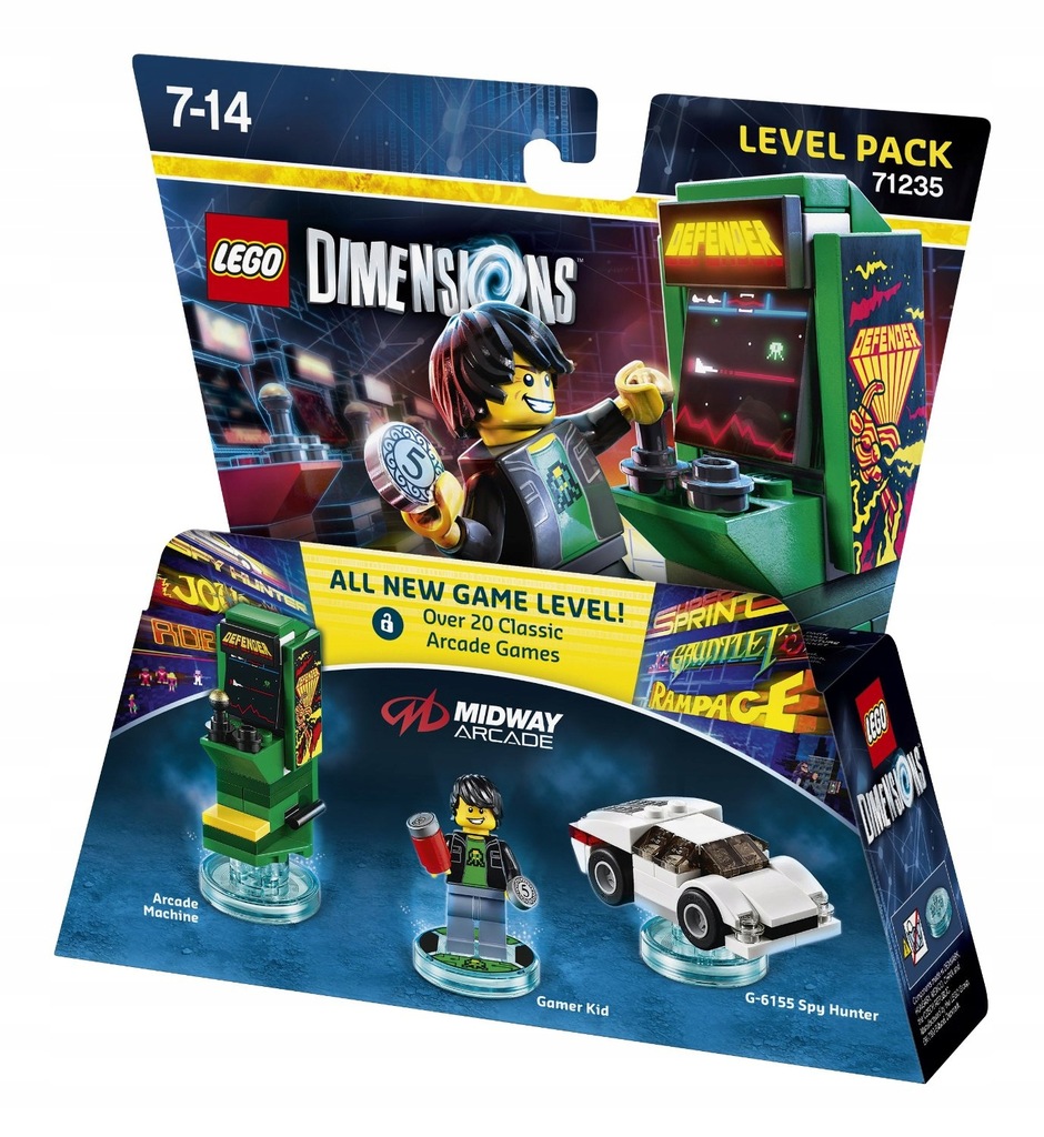 LEGO DIMENSIONS MIDWAY ARCADE LEVEL PACK 71235