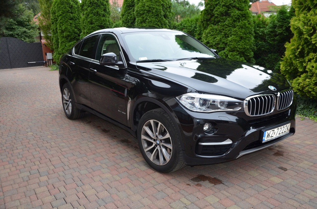 BMW X6 2015r. 313 KM, 4.0 d, krajowy, bezw.1 włas