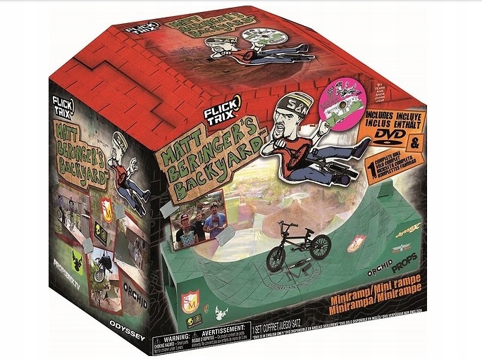 Flick Trix BMX Do Tricków Palcami FingerBike RAMPA