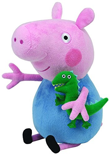 TY Świnka Peppa maskotka George z dinozaurem 28cm