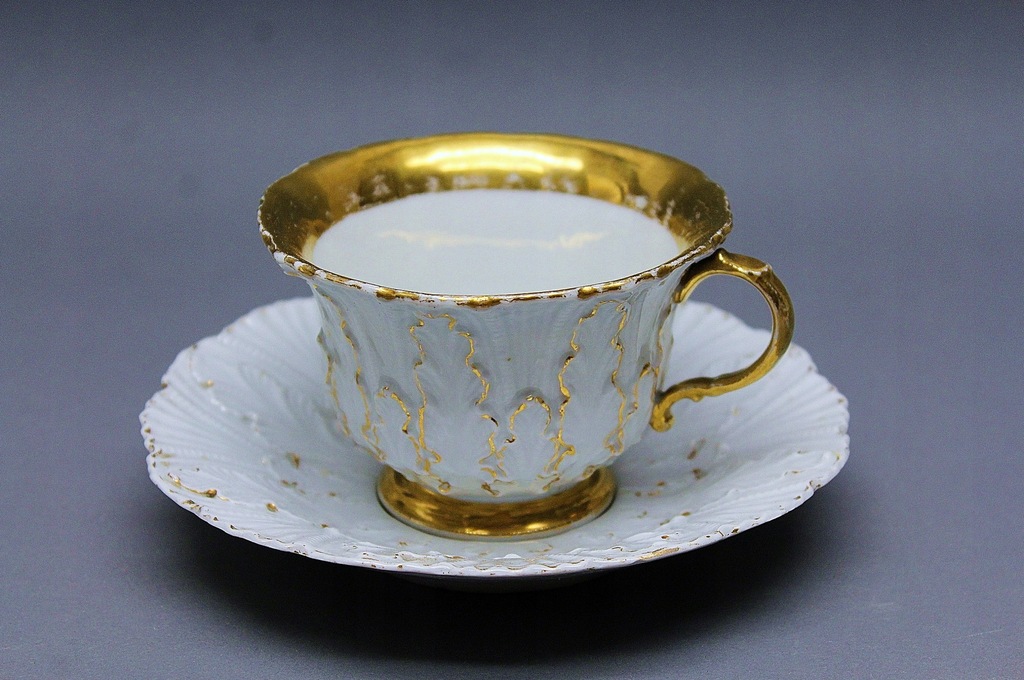 ANTYCZNY ZESTAW PORCELANA MIŚNIA-MEISSEN XIX - w