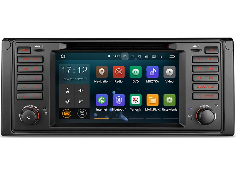 NAWIGACJA DVD RADIO BMW E39 E38 E53 ANDROID 7.1.1